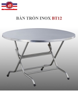 Bàn tròn Inox Hwata BT12