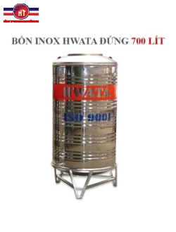 Bồn chứa nước Inox Hwata 700 lít đứng