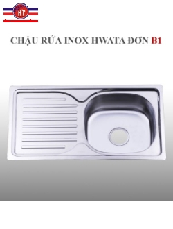 Chậu rửa inox Hwata B1, cánh nhỏ