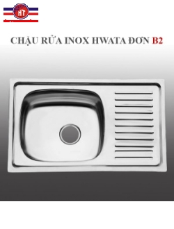 Chậu rửa inox Hwata B2, cánh trung