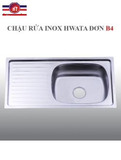 Chậu rửa inox Hwata B4, một cánh
