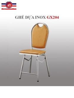 Ghế dựa inox xếp Hwata mặt simili GX204