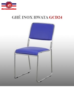 Ghế dựa inox Hwata cố định mặt simili GCD24