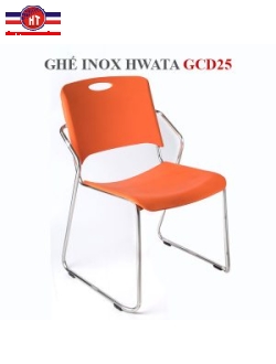 Ghế dựa inox Hwata cố định mặt nhựa GCD25