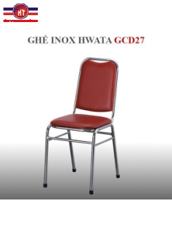 Ghế dựa inox Hwata cố định mặt simili GCD27