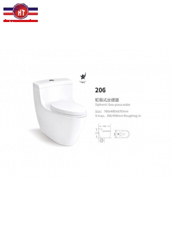 BỒN CẦU 1 KHỐI HWATA HT-206