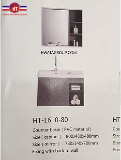 TỦ LAVABO HT-1610 -80