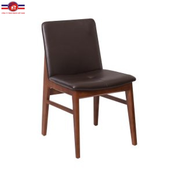 GHẾ DỰA CỐ ĐỊNH CHÂN GỖ MẶT NỆM SIMIL XÁM