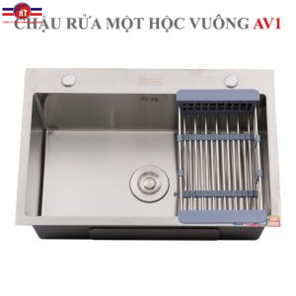 Chậu rửa một hộc vuông
