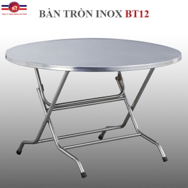 Bàn tròn Inox Hwata BT12