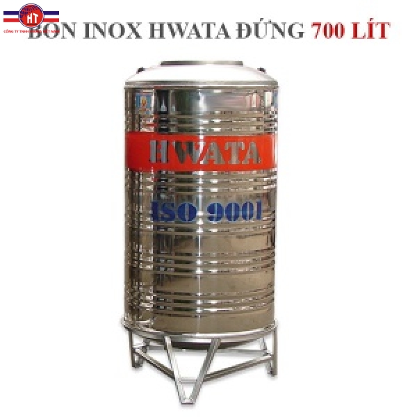 Bồn chứa nước Inox Hwata 700 lít đứng