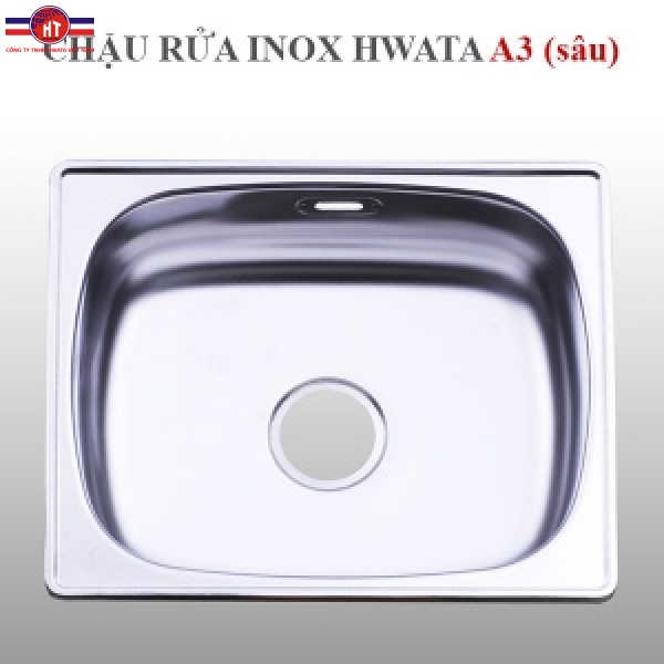 Châu rửa inox Hwata A3 (sâu)