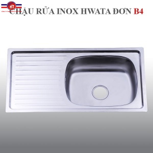 Chậu rửa inox Hwata B4, một cánh