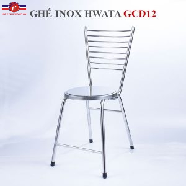 Ghế dựa inox Hwata cố định mặt inox 320 GCD12