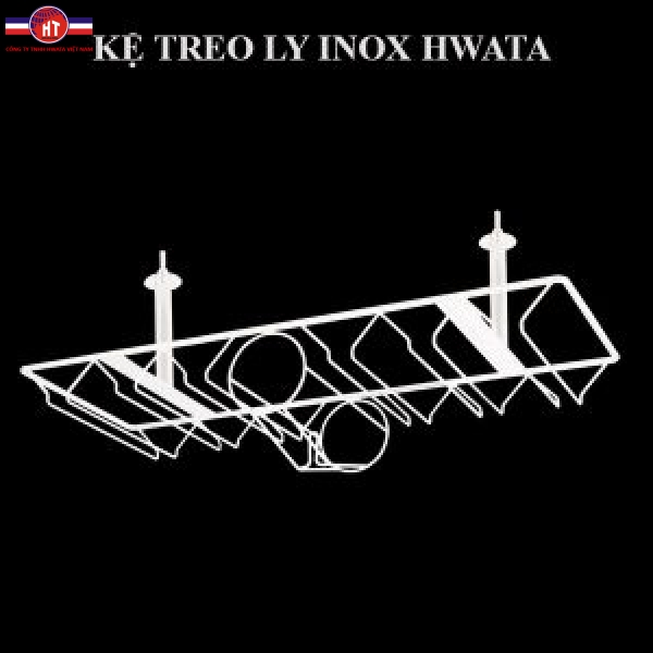 Giá treo ly inox Hwata HWAGT01