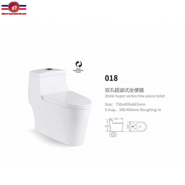 BỒN CẦU 1 KHỐI HWATA HT-018
